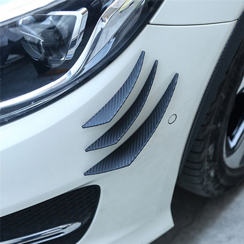 Ventilação Guelras Tubarão Tripla para personalização de exterior de automóvel pack de três
