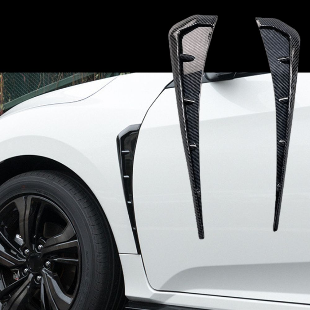 acessórios para carro de Ventilação em Asa lateral com efeito fibra de carbono personalização exterior de automóvel