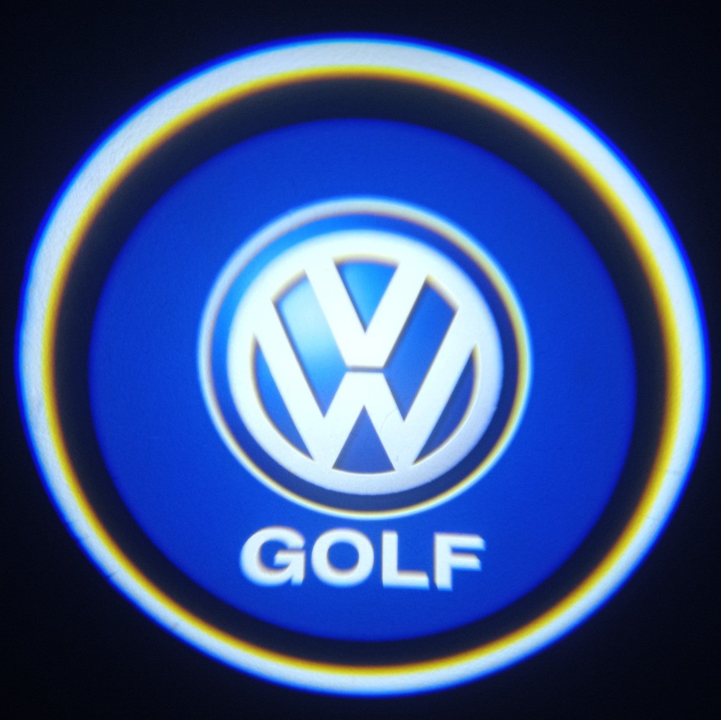 Luzes Cortesia com Logotipo marca Volkswagen Golf