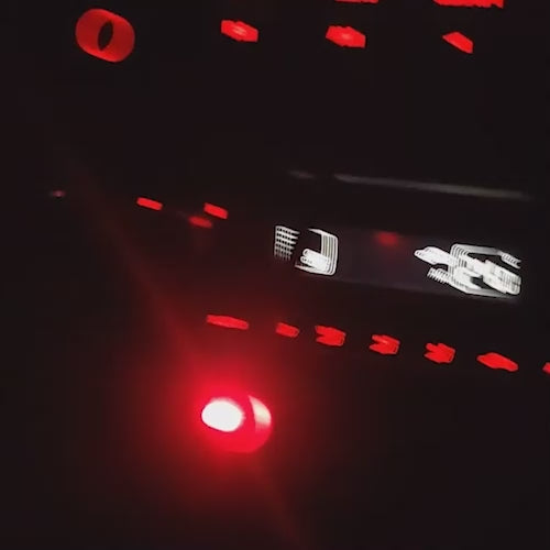 Ligação do Projetor de Estrelas USB e projeção no tejadilho do carro